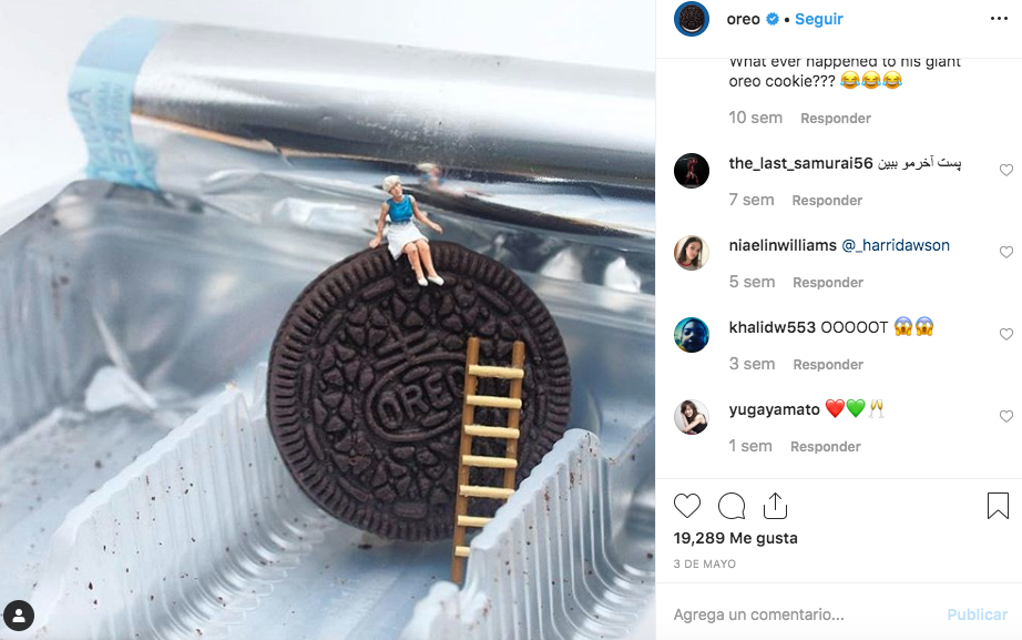 Las mejores fotografías de marcas en Instagram: Oreo