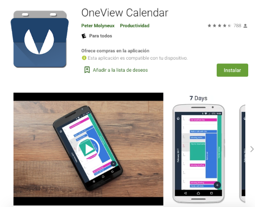 Apps de agenda y calendario: one view