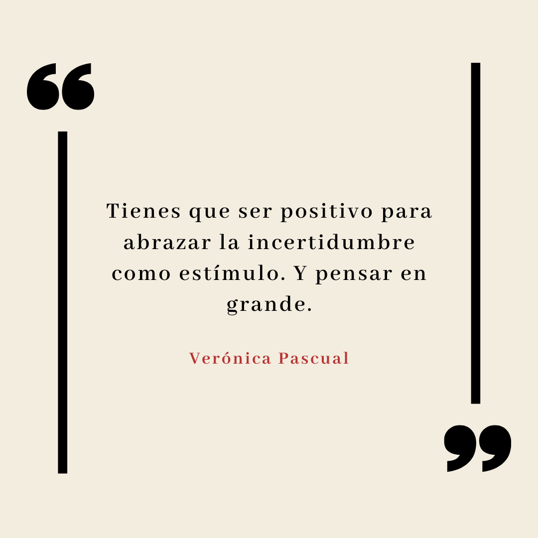 frase inspiradora de Verónica Pascual