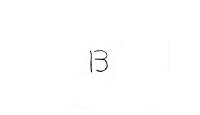 Illusion d'optique entre 13 et B
