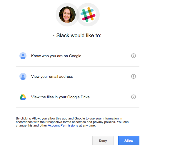 GoogleドライブをSlackと連携2