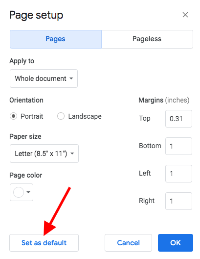نحوه تغییر تمام حاشیه ها در Google Docs: 3