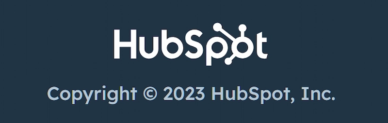 HubSpotのWebサイト